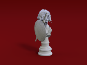 wonder woman justice leauge bust Modello di stampa 3D