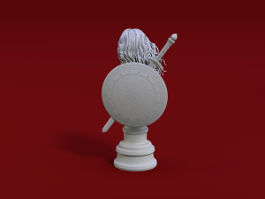 wonder woman justice leauge bust Modello di stampa 3D