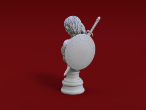 wonder woman justice leauge bust Modello di stampa 3D