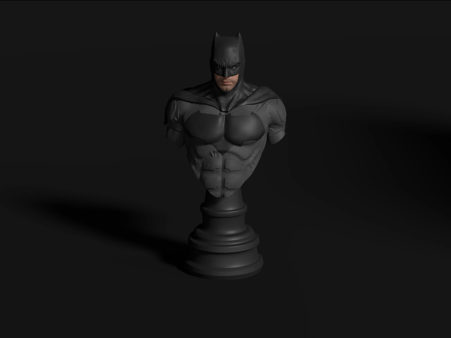 batman bust 3D Print Model .c4d .max .obj .3ds .fbx .stl .blend 