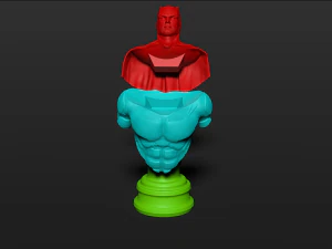 batman bust 3D Print Model