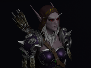 Sylvanas windrunner shadowlands statue 3D Print Model