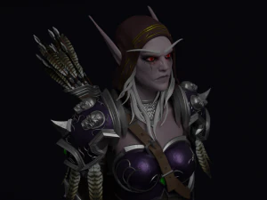 Sylvanas windrunner shadowlands statue 3D Print Model