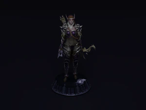 Sylvanas windrunner shadowlands statue 3D Print Model
