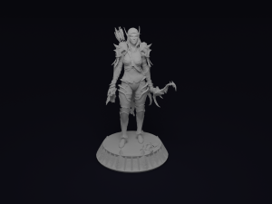 Sylvanas windrunner shadowlands statue 3D Print Model