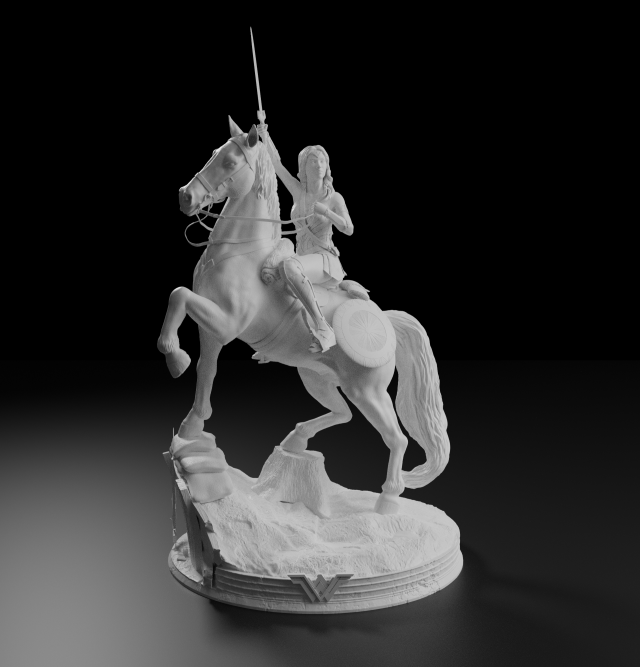 Diana Prince - Wonder Woman 3D model 3D printable