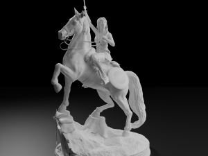 Wonder Woman Diana World War I 3D print model 3D 打印模型