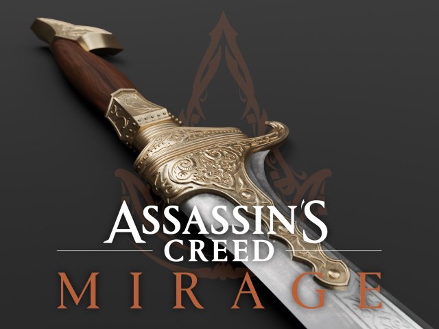 Assassins Creed Mirage Sword 3D print model 3D 프린트 모델 .c4d .max .obj .3ds .fbx .stl .blend 