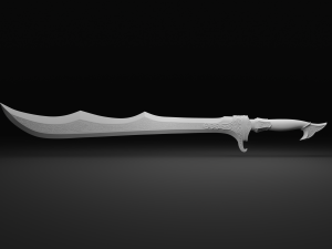 Assassins Creed Mirage Sword 3D print model 3D 프린트 모델