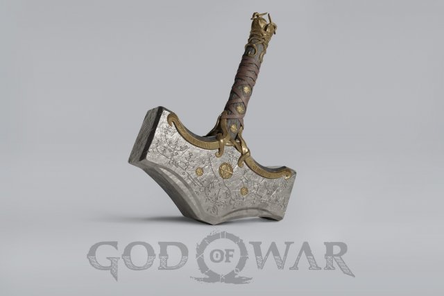 WIP God of War Mjölnir - 3D model by LoneNorseman (@LoneNorseman
