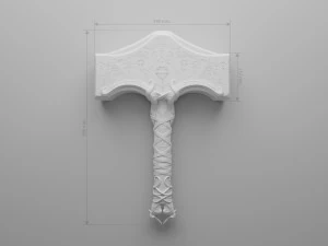 God of War - Thor mjolnir 3D print model 3D Print Model