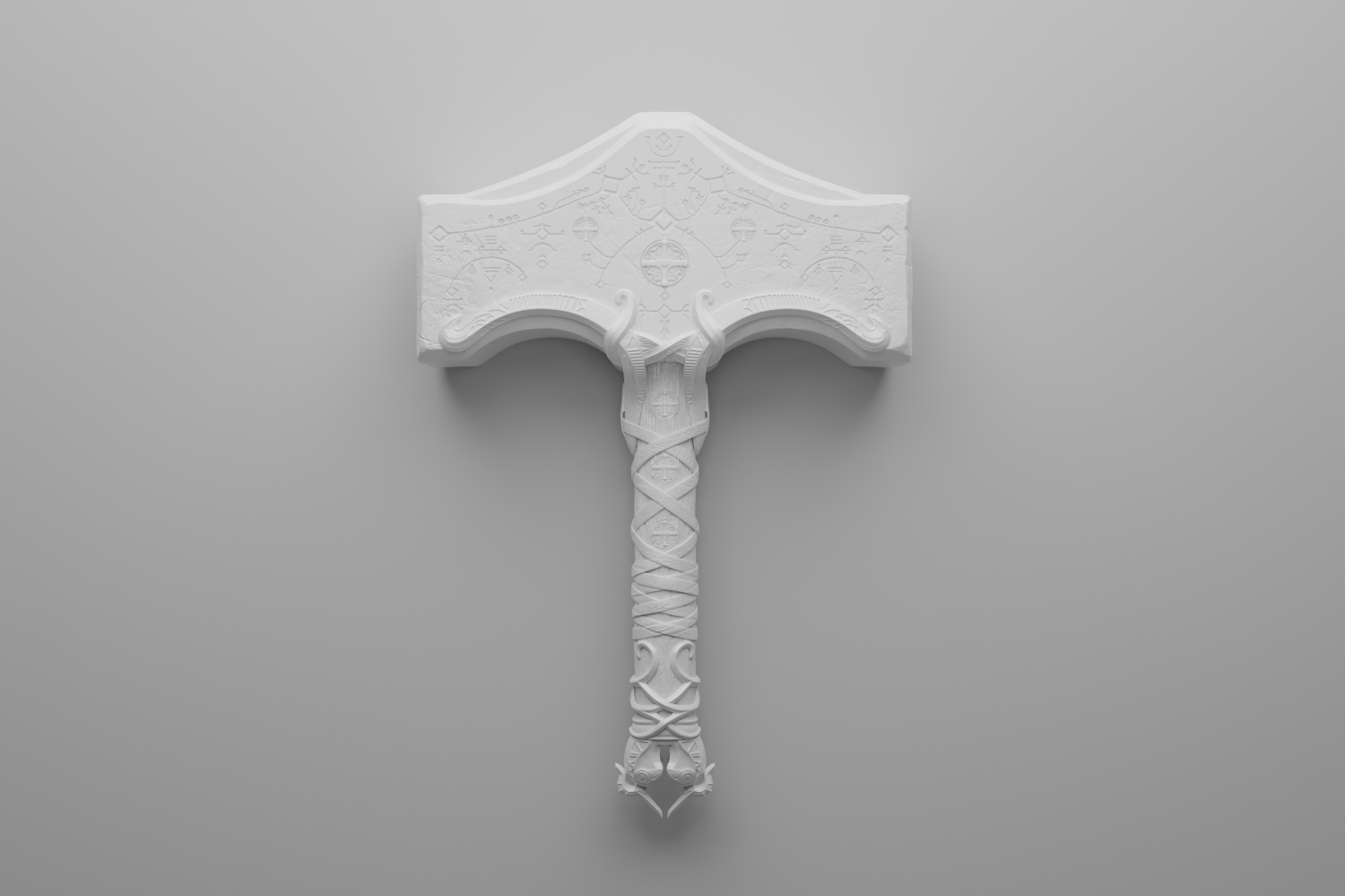 Thor Hammer - God Of War | 3D Print Model