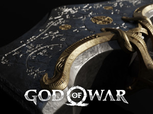 God of War - Thor mjolnir 3D print model Model Cetak 3D