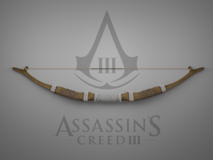 Assassins Creed Connor Kenway bow 3D print model 3D 打印模型