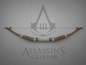 Assassins Creed Connor Kenway bow 3D print model 3D Print Model