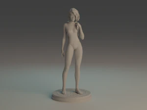 Gwen Stacy statue 3D print model 3D Print Model