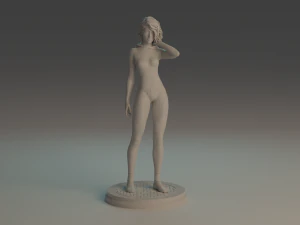 Gwen Stacy statue 3D print model 3D Print Model