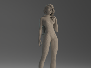 Gwen Stacy statue 3D print model Modello di stampa 3D
