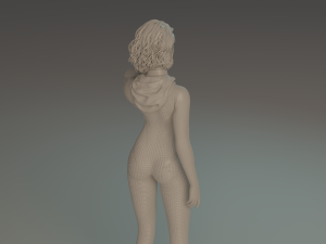 Gwen Stacy statue 3D print model Modello di stampa 3D