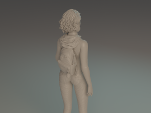 Gwen Stacy statue 3D print model Modello di stampa 3D