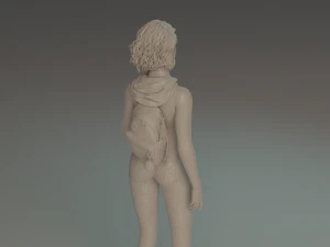 Gwen Stacy statue 3D print model 3D Print Model
