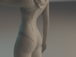Gwen Stacy statue 3D print model Modello di stampa 3D