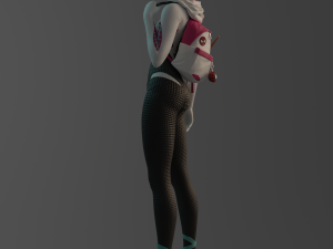 Gwen Stacy statue 3D print model Modello di stampa 3D