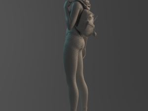Gwen Stacy statue 3D print model Modello di stampa 3D