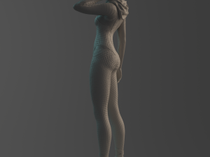 Gwen Stacy statue 3D print model Modello di stampa 3D