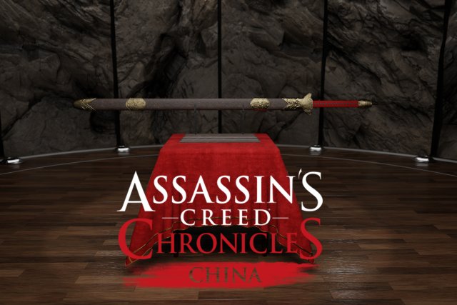 Assassins Creed Chronicles China - Shao Jun Sword 3D प्रिंट मॉडल .c4d .max .obj .3ds .fbx .stl .blend 