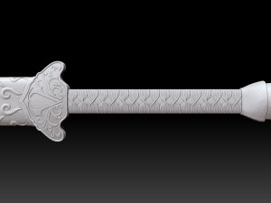 Assassins Creed Chronicles China - Shao Jun Sword 3D प्रिंट मॉडल