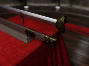 Assassins Creed Chronicles China - Shao Jun Sword 3D प्रिंट मॉडल