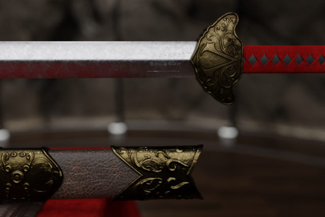 Assassins Creed Chronicles China - Shao Jun Sword 3D Принт Модель.