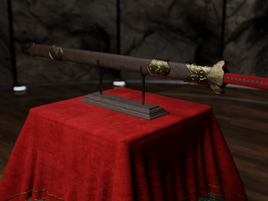 Assassins Creed Chronicles China - Shao Jun Sword 3D प्रिंट मॉडल