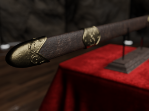 Assassins Creed Chronicles China - Shao Jun Sword 3D प्रिंट मॉडल