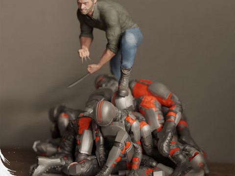 Wolverine - Logan 3D-printmodel