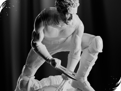 Wolverine - Logan 3d print 3 model in 1 Modelo de impresión 3D
