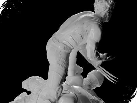 Wolverine - Logan 3d print 3 model in 1 Modelo de impresión 3D