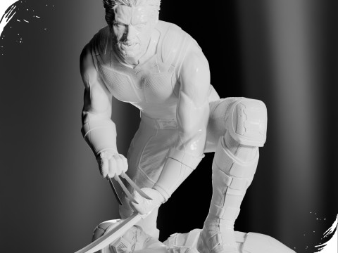 Wolverine - Logan 3d print 3 model in 1 Modelo de impresión 3D