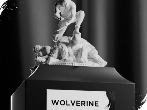 Wolverine - Logan 3d print 3 model in 1 Modelo de impresión 3D