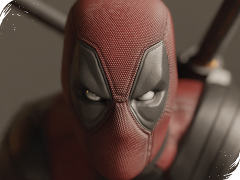 Deadpool 3D-printmodel