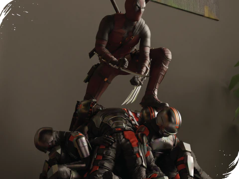 Kolam kematian Model Cetak 3D