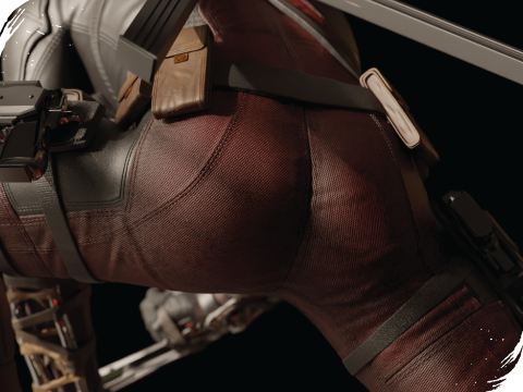 Deadpool 3D-Druckmodell