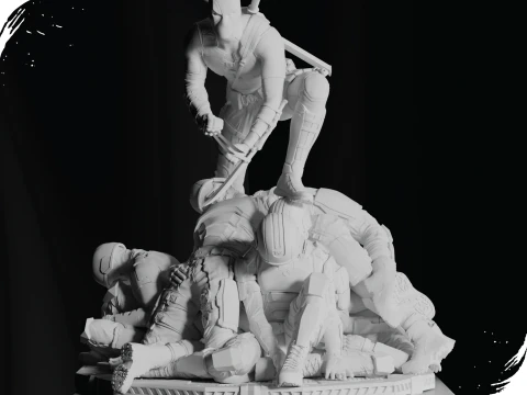 Kolam kematian Model Cetak 3D