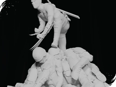 Kolam kematian Model Cetak 3D