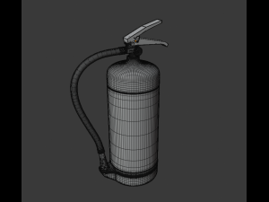 fire extinguisher 3D Model