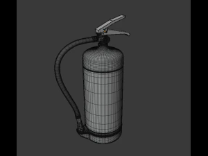 fire extinguisher 3D Model