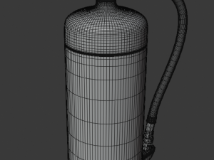 fire extinguisher 3D Model