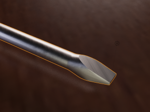 simple fat-blade screwdriver Modello 3D