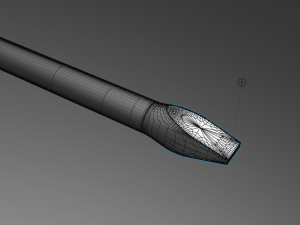 simple fat-blade screwdriver Modello 3D